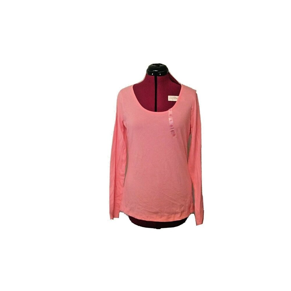 Jenni by Jennifer Moore Women’s Sleep Shirt Pajama Top Peach Size Large